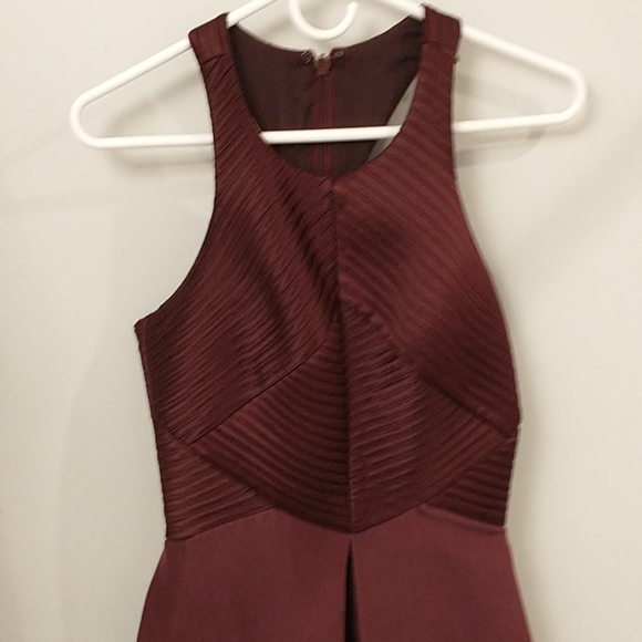 Hamilton Heritage Designer Maroon cocktail dress
